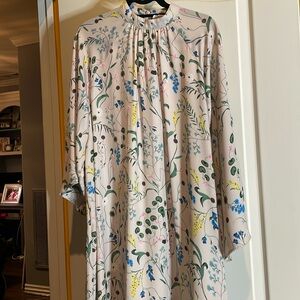 H&M sheath dress 3/4 sleeves floral P2P 24 🌿🍀💐🌷🥀🌸🌱Size Small